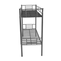 Fabricant direct Lit superposé solide en métal à deux étages Design moderne extensible inclinable pour les auberges de jeunesse Hôtels Appartements