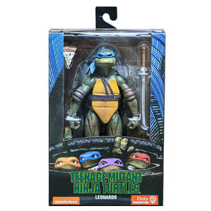 Figura de <span class=keywords><strong>tortugas</strong></span> <span class=keywords><strong>Ninja</strong></span> articuladas 1990 película Edición Limitada 7 pulgadas vinilo Anime figura de acción - Product Image 3