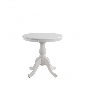 Tavolo da pranzo con Base in legno massello HMS 30 \ "bianco con Design arrotondato - Product Image 2