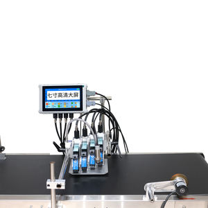 Hochgeschwindigkeits-7-Zoll-Bildschirm Thermal Inkjet Online-Drucker Automatische Chargen codierung Karton Barcode-Markierung für Flex material Neu - Product Image 1
