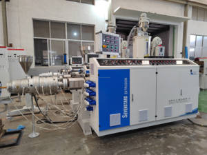 Machine de fabrication de tuyaux électriques PE-PE PPR Horserider Ligne d'extrusion automatique à vis unique pour usine de construction - Product Image 2