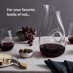 Échantillon Gratuit - Carafe Décanteur à Vin Moderne de Luxe en Verre Transparent Épais de Haute Qualité, Forme Diamant, Soufflée à la Main, 1500 ml - Product Image 4