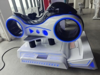 Simulateur de course de moto VR 9D, machine de jeu de moto VR dynamique, équipement de jeu VR pour parc d'attractions, à vendre
