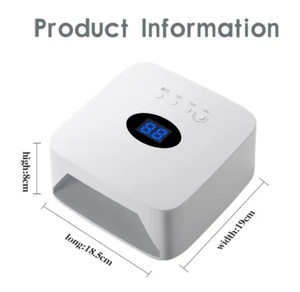 Cordless S50 Sun Nail Lamp 4 <b>Timer</b> Rechargeable UV LED Gel Polish Curing Dryer Machine Manicure Salon Battery Tool Wholesale - Product Image 2