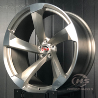 Jantes de voiture forgées sur mesure à 5 branches, concaves profondes, 18 19 20 21 22 pouces, 5x112 pour Audi Q5 Q7 Q8 SQ8 A4 A5 A6 A7 A8 Golf Seat Leon