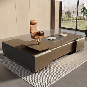 Escritorio en forma de L de alta calidad, <span class=keywords><strong>muebles</strong></span> de oficina, mesa Boss, <span class=keywords><strong>muebles</strong></span> de mesa de oficina Ceo, mesa moderna, <span class=keywords><strong>muebles</strong></span> de oficina modernos - Product Image 6