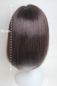 Korean Design 10 Inch Medium Bob <b>Wig</b> Chinese Hair Small Cap Size Shoulder Length Lightweight Chemo Friendly Natural Colors WIGTS - Product Image 2