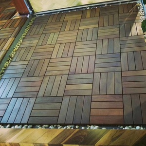 Impermeabile e antiscivolo Ipe Teak legno massello Decking 18mm di spessore Design industriale per balcone esterno e pavimento da giardino - Product Image 5