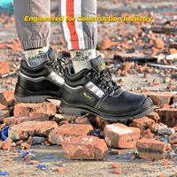 Safetoe Bottes de Sécurité de Construction Certifiées CE S3 | Embout et Plaque en Acier | Antidérapantes | Bottes Industrielles pour Bâtiment
