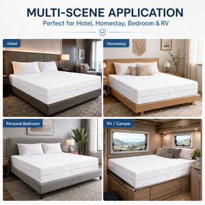 Premium Bed Bug Proof Box Spring Encasement <strong>Waterproof</strong> Zippered <strong>Mattress</strong> <strong>Protector</strong> Box Spring <strong>Mattress</strong> Cover Bed <strong>Protector</strong> - Product Image 4
