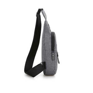 Bolsa peitoral masculina, bolsa de peito impermeável para homens, de ombro, de lona - Product Image 3