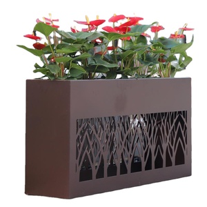 Jardinières rectangulaires en <span class=keywords><strong>plastique</strong></span> de haute qualité et bon marché pour jardin d'intérieur, pots de fleurs auto-arrosants - Product Image 4