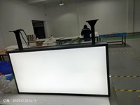 Enseigne lumineuse suspendue Yijiao de haute qualité, double face, avec cadre, pour entreprises