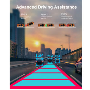 Navihua <span class=keywords><strong>12</strong></span> pouces écran tactile <span class=keywords><strong>Android</strong></span> voiture DVR Full HD 4K 1080P 360 degrés miroir tableau de bord caméra voiture boîte noire enregistreur - Product Image 5