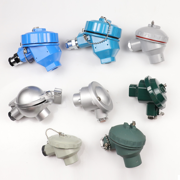 china supplier industrial Aluminum thermocouple connection head with junction box