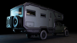 <span class=keywords><strong>Camper</strong></span> Fuoristrada <span class=keywords><strong>4x4</strong></span> con Letto Lungo, Cucina Estraibile, Bagno e Rimorchio Personalizzato per Viaggi Overland - Product Image 2