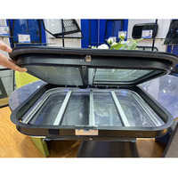 USA America Horse Trailer Camping-car Fenêtre d'alimentation déroulante Transport de chevaux Fenêtre coulissante pour utilisation