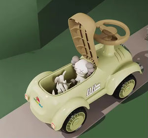 Voiture à pédales en plastique pour enfants en gros, jouet à roulettes avec pédale pour les garçons et les filles de 2 à 3 ans, véhicules de jeu en plein air - Product Image 3