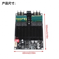 Carte d'amplificateur de puissance pure ZK-2001 DC10-30V double canal 100W+100W, module mono en pont 200W