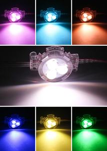 Trou Vente Étanche X-Connecteur De Noël DC24V 30mm Diamètre 3pcs RGBW LED Pixel Lumière pour <span class=keywords><strong>Maison</strong></span> Toiture Façade - Product Image 5