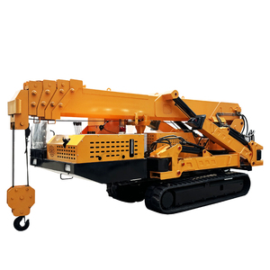 1 Ton3 Ton5 Ton 8 Ton Spider Crane Telescopic Boom Mini Crawler <b>Mobile</b> Crane - Product Image 2
