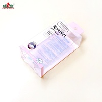 Emballage de boîte en acétate PET/PVC recyclable personnalisé avec forme ronde et couleur personnalisée pour l'emballage des aliments congelés