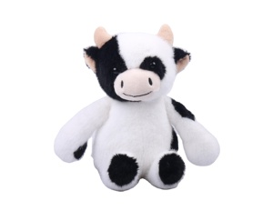 Peluche di mucca bianco nero seduta <span class=keywords><strong>animali</strong></span> di peluche realizzati in tessuto di <span class=keywords><strong>visone</strong></span> ricamato Technics in cotone tre dimensioni per alleviare lo Stress - Product Image 1