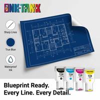 INK-TANK 728 F9J68A 300ml F9J67A Cartucho de Tinta Compatible Premium para HP728 para Impresora HP Designjet T730 T830