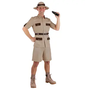 Safari Explorer yetişkinler için kostüm