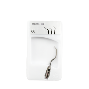 Puntas de depurador dental H3 de acero inoxidable, suministro de fábrica, compatibles con maquinaria, fuente de alimentación, certificación CE, clase quirúrgica II, universal - Product Image 1