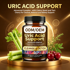 Capsule per il Supporto dell'Acido Urico con Semi di Sedano, Ciliegia Acida e Curcuma, Favoriscono il Comfort Articolare, la Salute dei Reni e del Tratto Urinario OEM - Product Image 1