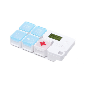 J & R Bán Buôn Thông Minh Bổ Sung Modular Nhựa Thuốc Dispenser Tự Động Báo Động Hình Chữ Nhật Y Tế Container Thuốc Hộp Hẹn Giờ - Product Image 2