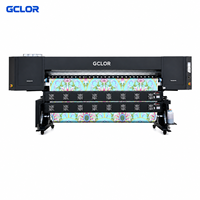Impresora de sublimación digital GCLOR GC-2608 de 2600 mm con 8 cabezales I3200 de alta velocidad para rollo a rollo, poliéster/mezcla de algodón y poliéster