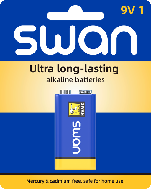 SWAN BRAND 9V Alkaline Battery