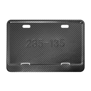 Motorcycle Accessories,New National Standard Motorcycle Aluminum Alloy Thickened License Plate Frame for Philippine - Product Image 1