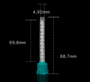 牙科黄色混合吸头动态口腔内印模混合吸头/混合喷嘴 - Product Image 2