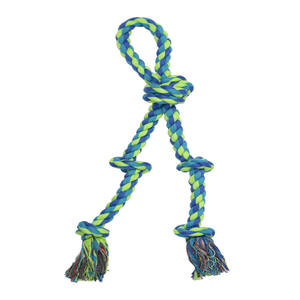 Perlengkapan hewan peliharaan mainan anjing tempur tarik kuat anyam rapat untuk pengunyah agresif besar - Product Image 2