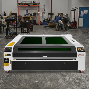 Double Heads 1490 CO2 Laser <b>Cutting</b> engraving <b>Machine</b> 150W High Efficiency for Mass Production Textile Leather Plywood - Product Image 6