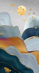 <strong>3D</strong> Digital <strong>Printing</strong> Wall Panel Customized PVC Marble Sheet for TV <strong>Background</strong> - Product Image 4