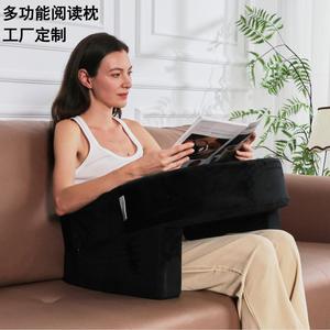 Multi Functional Reading Pillow Memory Foam Ergonomic Support For <b>Bed</b> <b>Sofa</b> Rest - Product Image 1