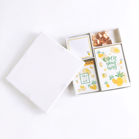 Bloc-notes adhésif en papier personnalisé avec logo personnalisé, créatif, coloré, fait à la main, ensemble de papeterie, cadeau promotionnel, 20x21cm, couleur