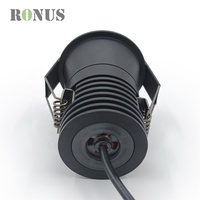 Projecteur LED COB encastré anti-éblouissement 50mm 7W pour magasin et hôtel, éclairage mural 9W