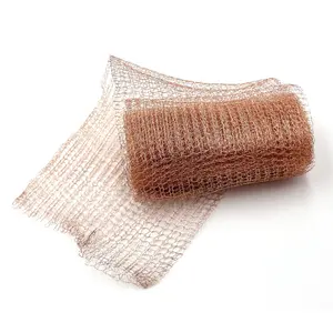 3m 6m 9m 12m 5"*32 FT Pure Copper Mesh Distilling,Knitted Copper Mesh Roll Rat Rodent For Wildlife Control
