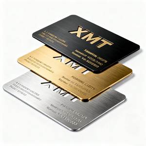 บัตรสมาชิกโลหะสแตนเลสสตีลชุบเงินทันสมัยไม่ซ้ำใคร ปรับแต่งได้ สลักเลเซอร์ บัตร VIP ธุรกิจ บัตรเครดิตเปล่า - Product Image 3