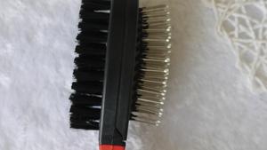 Dual Sided Non Slip Handle Double Use Pet Dog Cat Animal <strong>Puppy</strong> Hair Fur Grooming Combo <strong>Brush</strong> With Bristles and Pins - Product Image 4