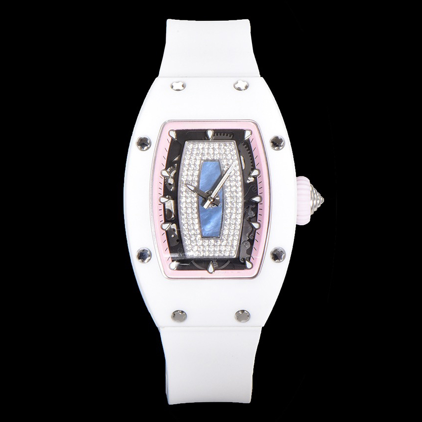 Diamond-set White Pink