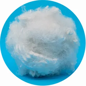 Recycled FR 15d 64mm Polyester Fiber Poly Fill Stuffing Use