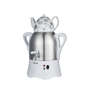 Electric Stainless Steel Tea Maker Samovar Samovar Water Kettle Thermostat Turkish <b>Large</b> Samovar Tea Maker - Product Image 3