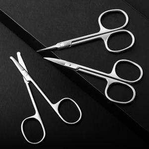 다용도 스테인리스 곡선 가위, 쌍꺼풀 미용 가위, 수염 및 코털 가위 큐티클 가위 - Product Image 5