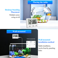 Termómetro Digital con Sonda Externa Impermeable, Alarma y Calibración para Acuario, Pecera, Refrigerador, Monitor y Registro, con Certificación CE